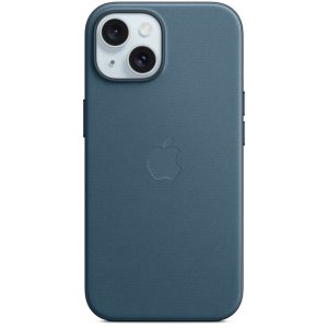 FineWoven Backcover MagSafe Apple iPhone 15 - Pacific Blue
