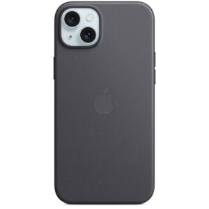 FineWoven Backcover MagSafe Apple iPhone 15 Plus - Zwart