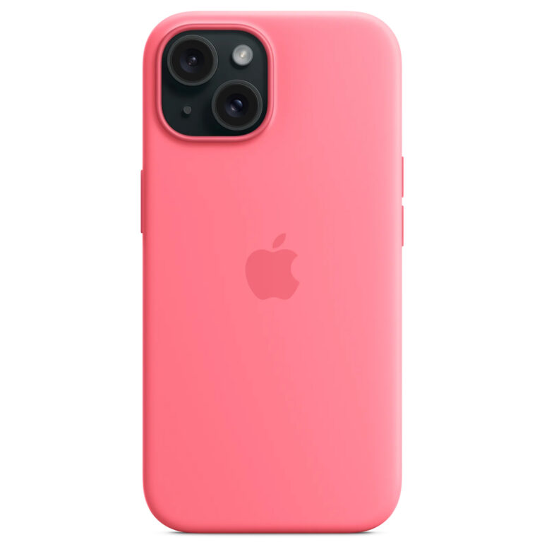 Silicone Backcover MagSafe Apple iPhone 15 - Roze - Afbeelding 10