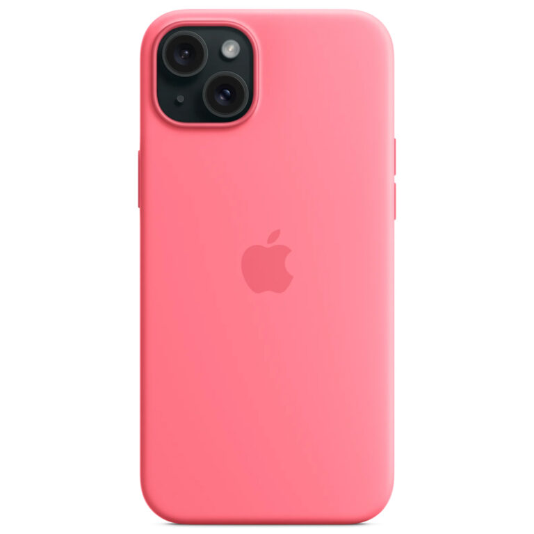 Silicone Backcover MagSafe Apple iPhone 15 Plus - Roze - Afbeelding 10