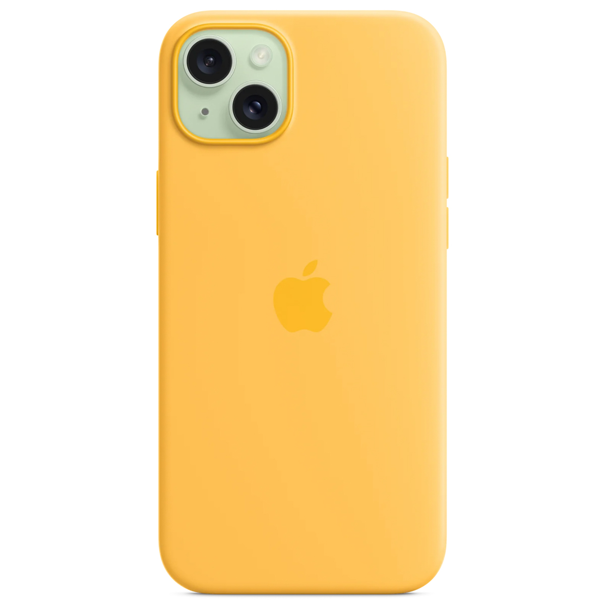 Silicone Backcover MagSafe Apple iPhone 15 Plus - Sunshine - Afbeelding 5