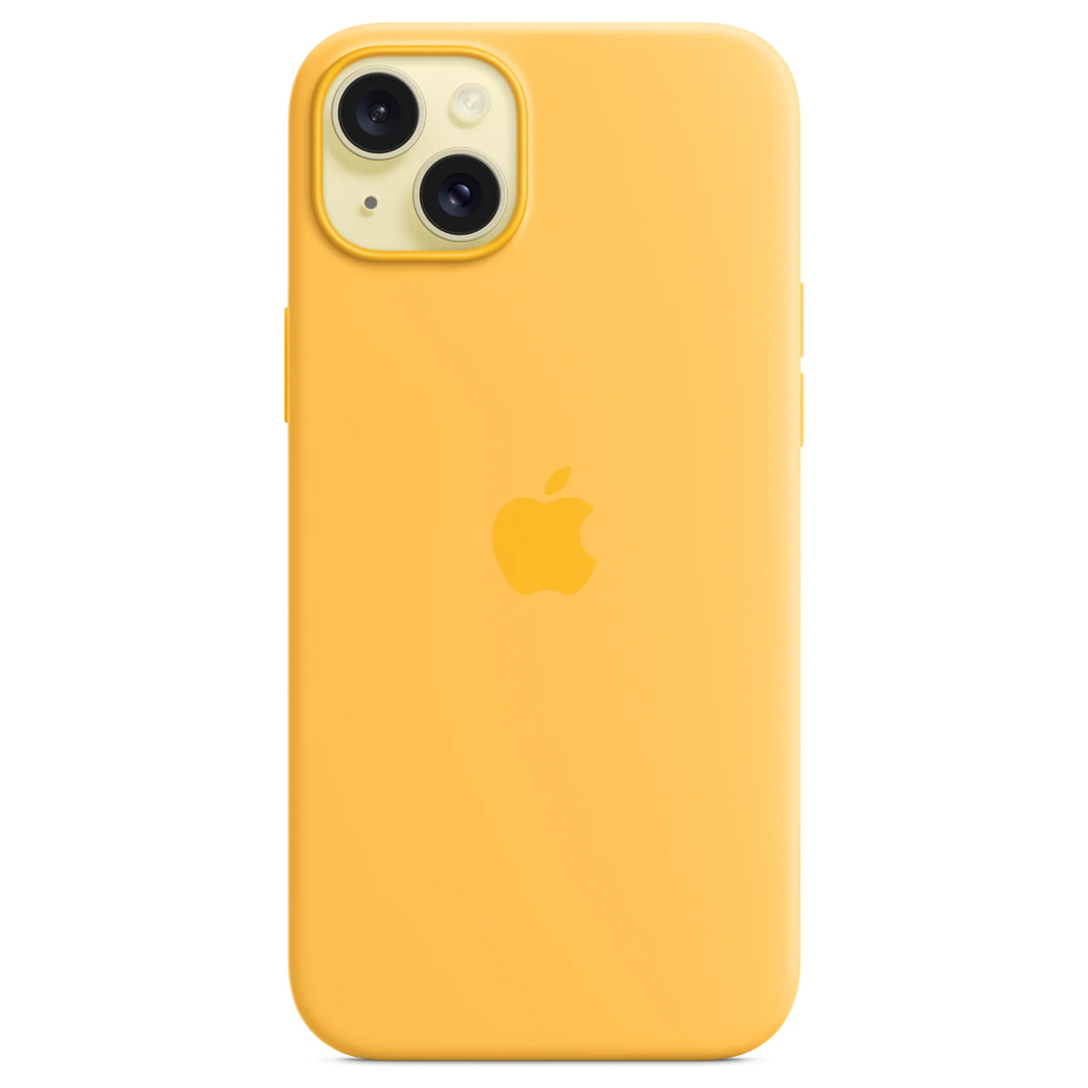 Silicone Backcover MagSafe Apple iPhone 15 Plus - Sunshine - Afbeelding 2