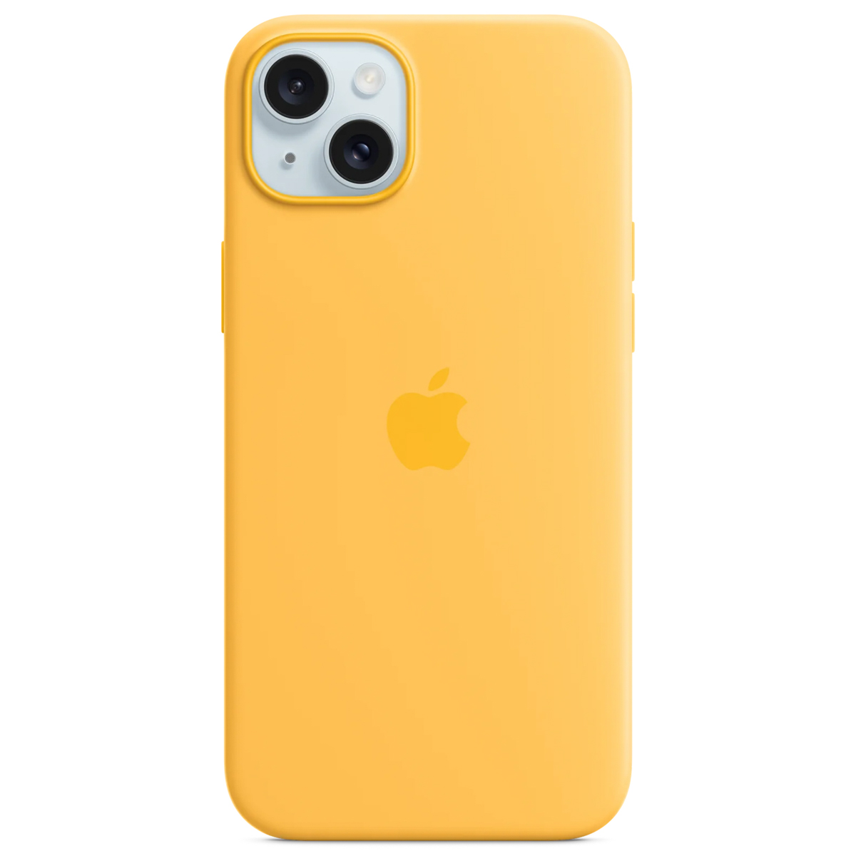 Silicone Backcover MagSafe Apple iPhone 15 Plus - Sunshine - Afbeelding 3