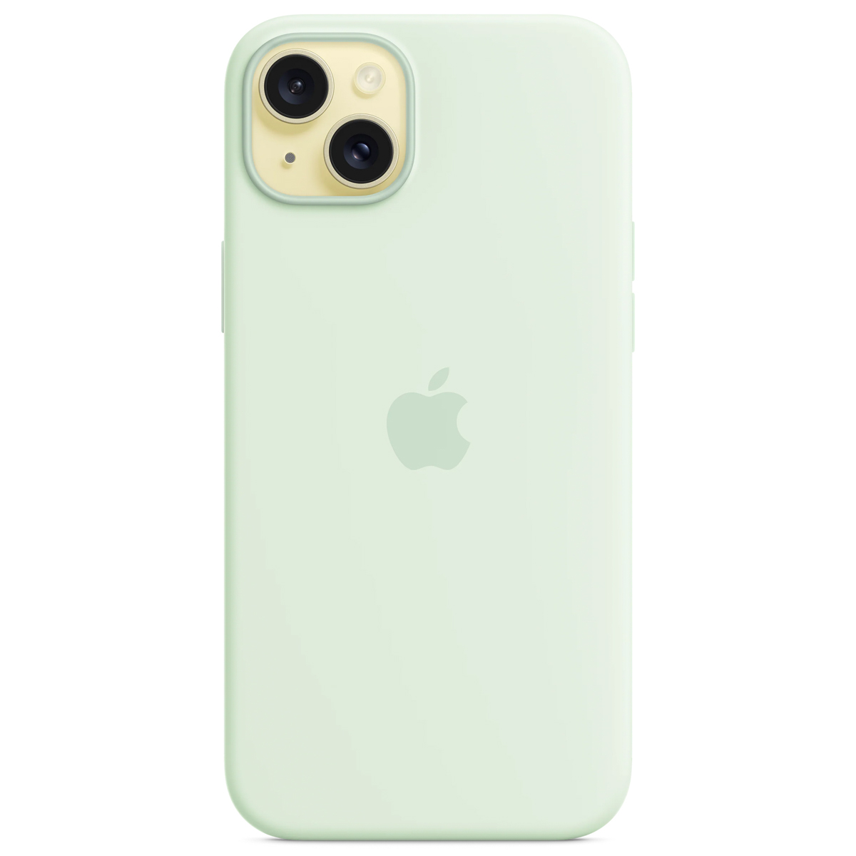 Silicone Backcover MagSafe Apple iPhone 15 Plus - Soft Mint - Afbeelding 4