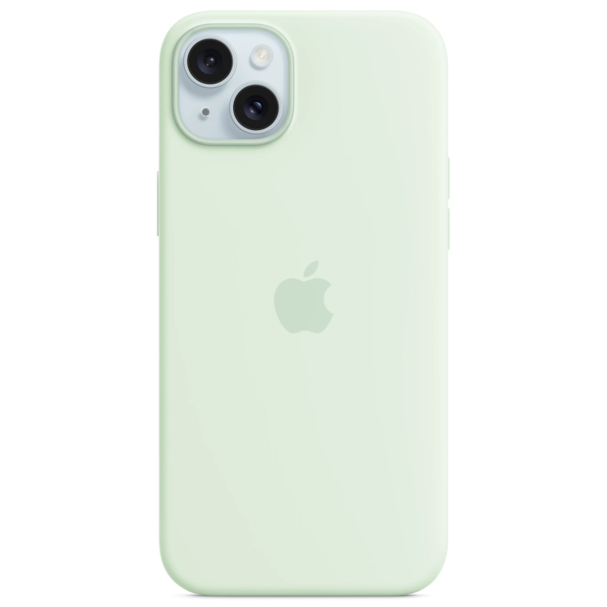Silicone Backcover MagSafe Apple iPhone 15 Plus - Soft Mint - Afbeelding 2