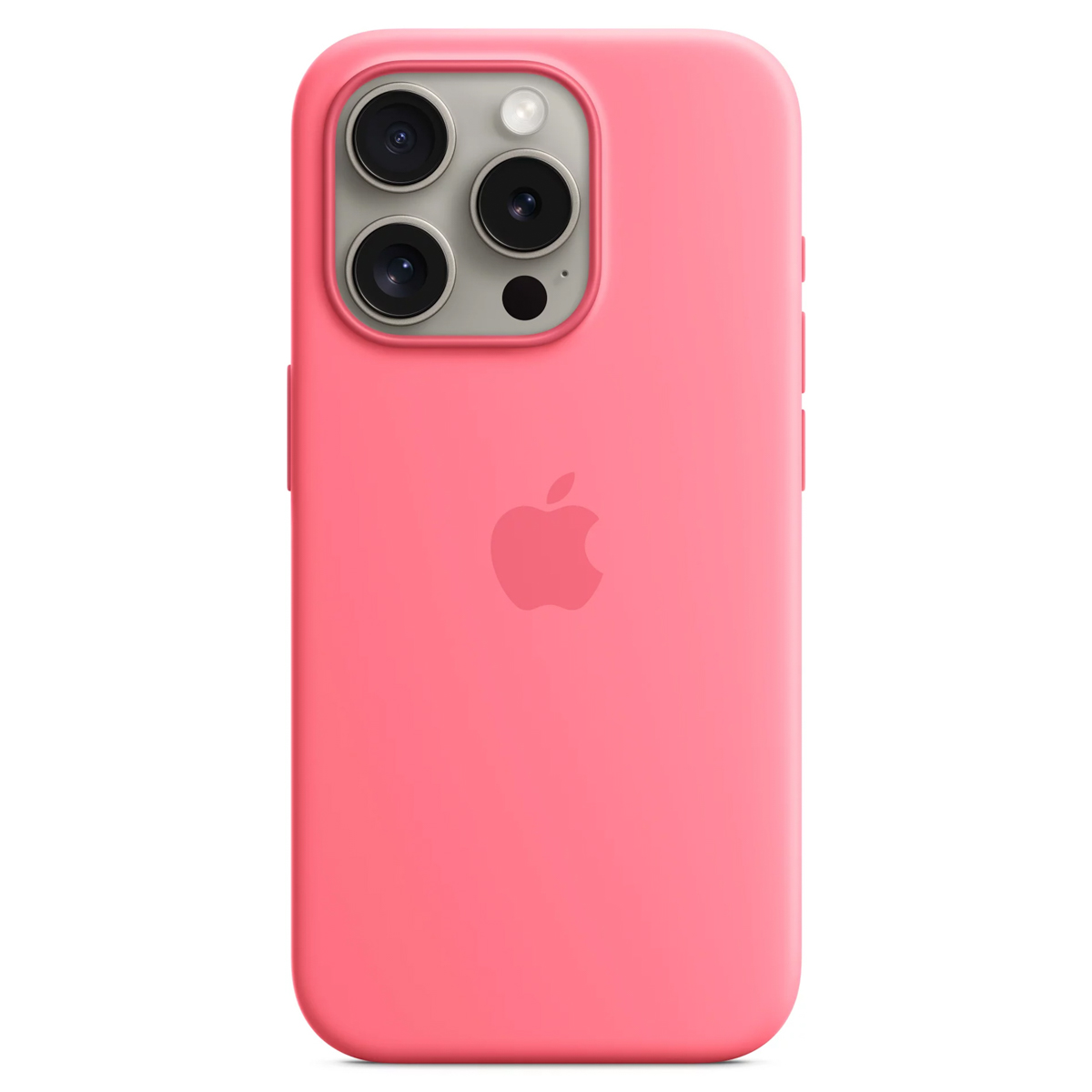Silicone Backcover MagSafe Apple iPhone 15 Pro - Roze - Afbeelding 3