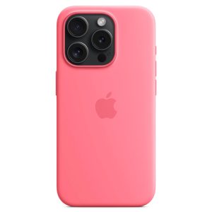 Silicone Backcover MagSafe Apple iPhone 15 Pro - Roze