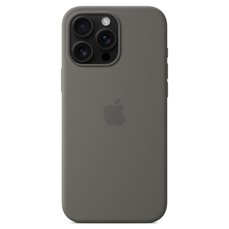 Silicone Backcover MagSafe Apple iPhone 16 Pro Max - Stone Gray - Afbeelding 10