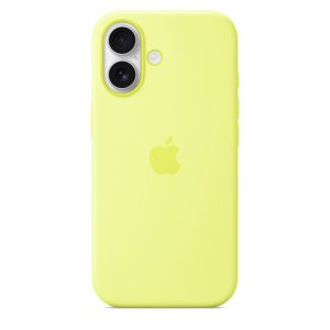 Siliconenhoesje met MagSafe Apple iPhone 17 - Neon Yellow