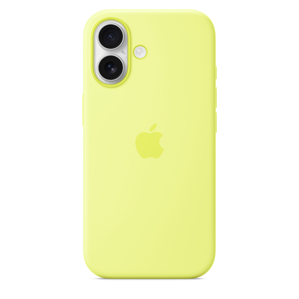 Siliconenhoesje met MagSafe Apple iPhone 17 – Neon Yellow