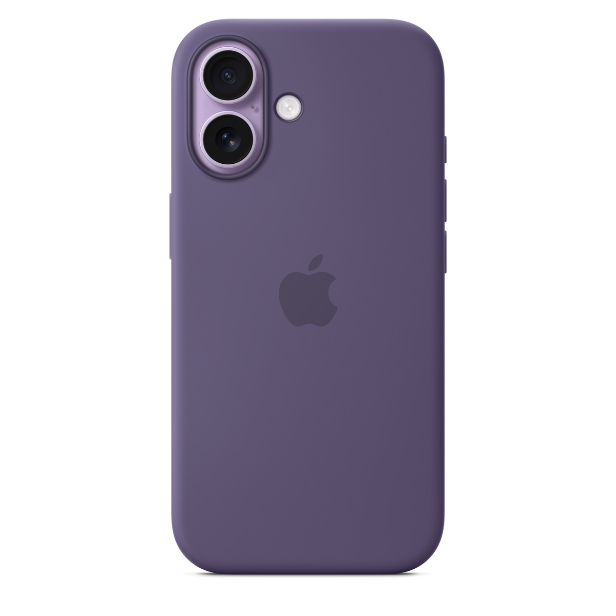 Siliconenhoesje met MagSafe Apple iPhone 17 – Purple Fog