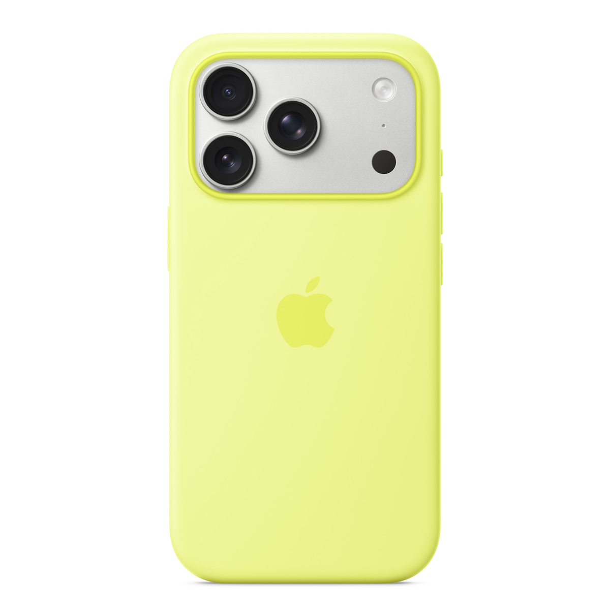 Siliconenhoesje met MagSafe Apple iPhone 17 Pro Max – Neon Yellow
