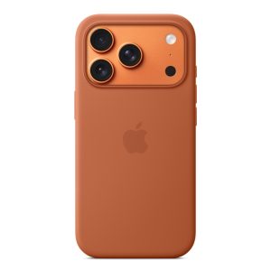 Siliconenhoesje met MagSafe Apple iPhone 17 Pro Max - Terracotta