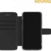 BookCase NovaNL Geschikt voor iPhone X / iPhone XS met pasjes houder - zwart - Image 2