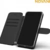 BookCase NovaNL Geschikt voor iPhone X / iPhone XS met pasjes houder - zwart - Image 3
