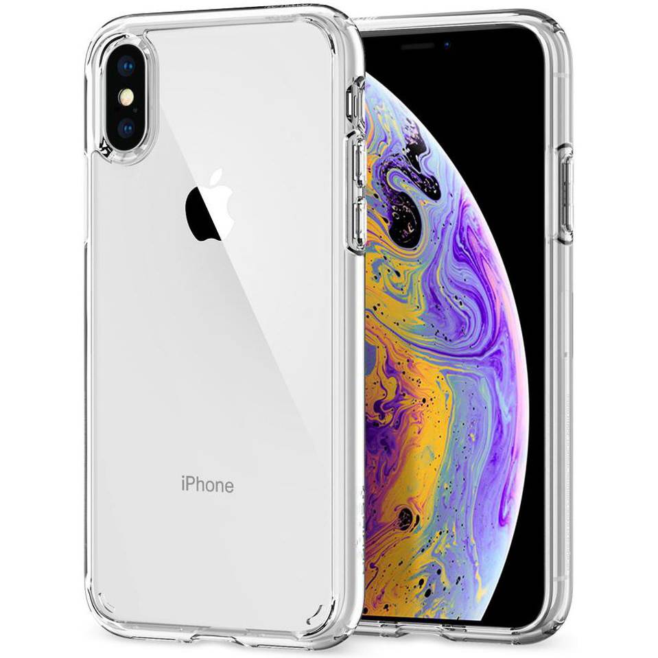 Spigen Ultra Hybrid Backcover Apple iPhone X / Xs - Transparant - Afbeelding 2