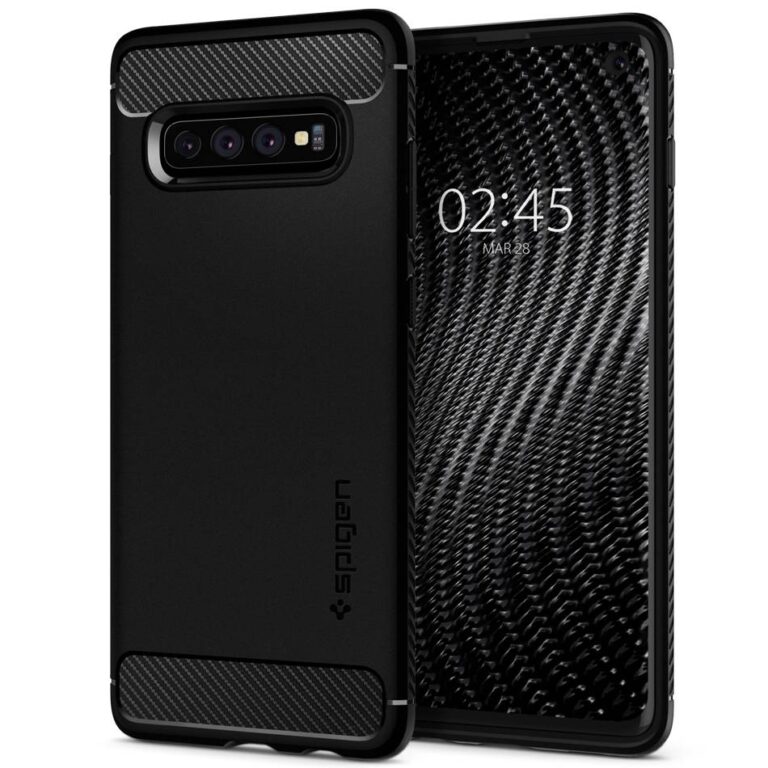 Spigen Rugged Armor Backcover Samsung Galaxy S10 - Afbeelding 3