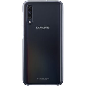Samsung Originele Gradation Backcover Galaxy A50 / A30s - Zwart / Paars