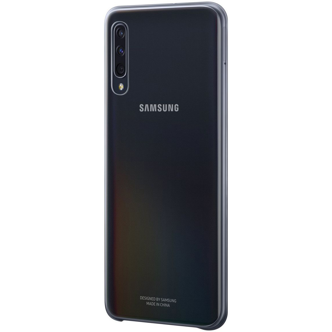 Samsung Originele Gradation Backcover Galaxy A50 / A30s - Zwart / Paars - Afbeelding 2