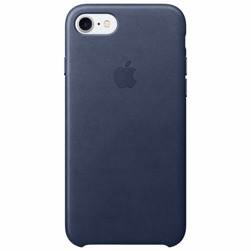 Leather Backcover Apple iPhone SE (2022 / 2020) / 8 / 7 – Midnight Blue