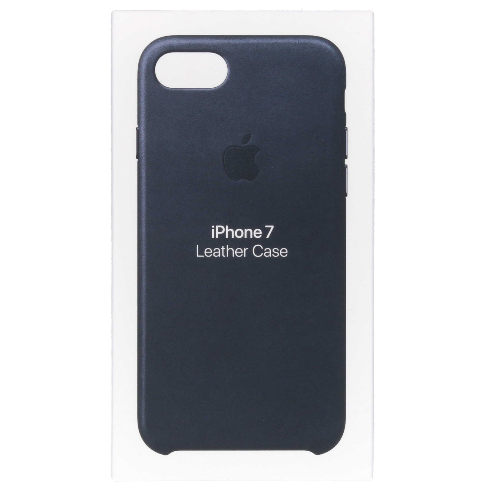 Leather Backcover Apple iPhone SE (2022 / 2020) / 8 / 7 - Midnight Blue - Afbeelding 4