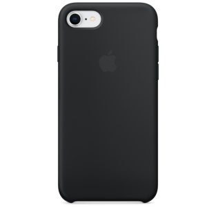 Silicone Backcover Apple iPhone SE (2022 / 2020) / 8 / 7 - Black