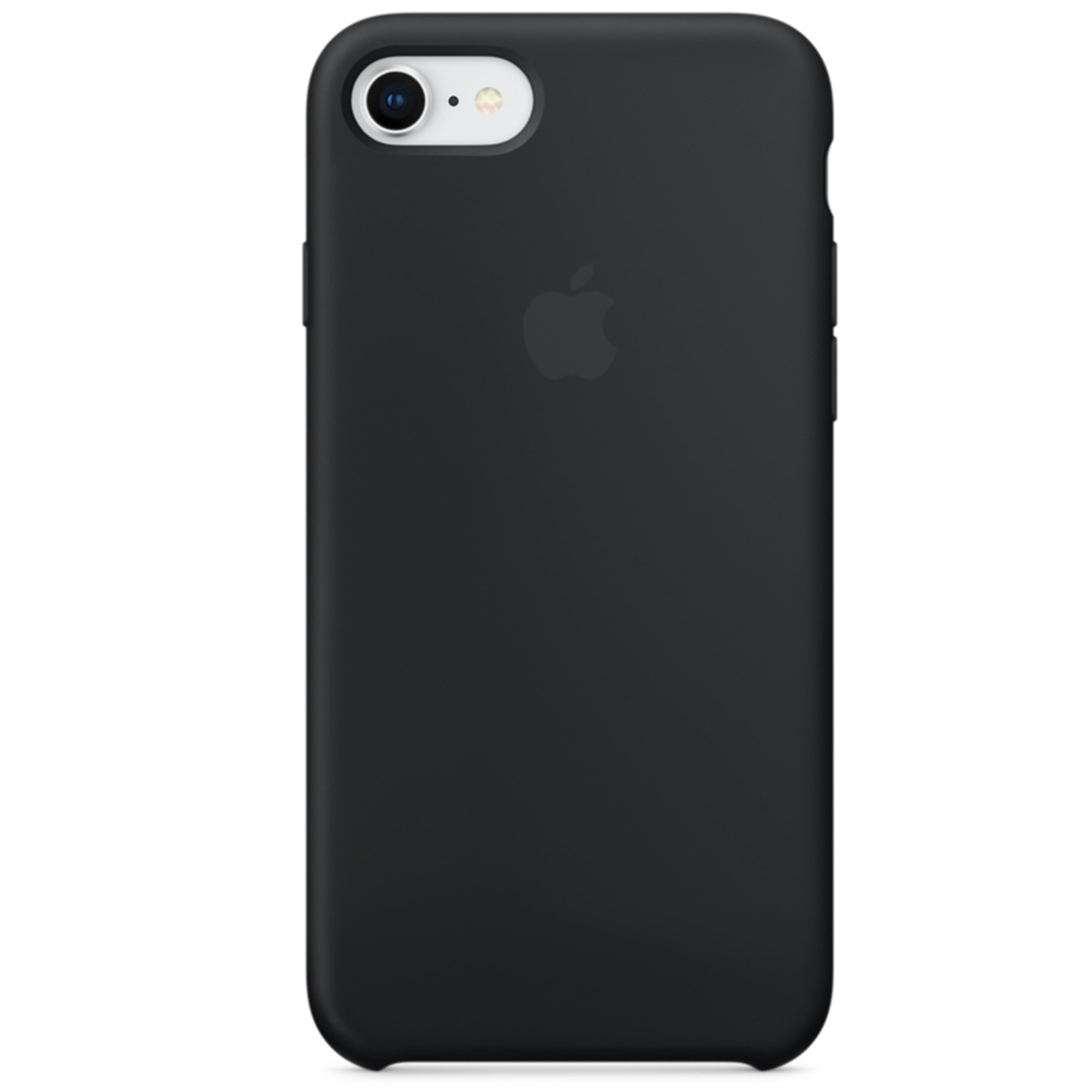 Silicone Backcover Apple iPhone SE (2022 / 2020) / 8 / 7 – Black