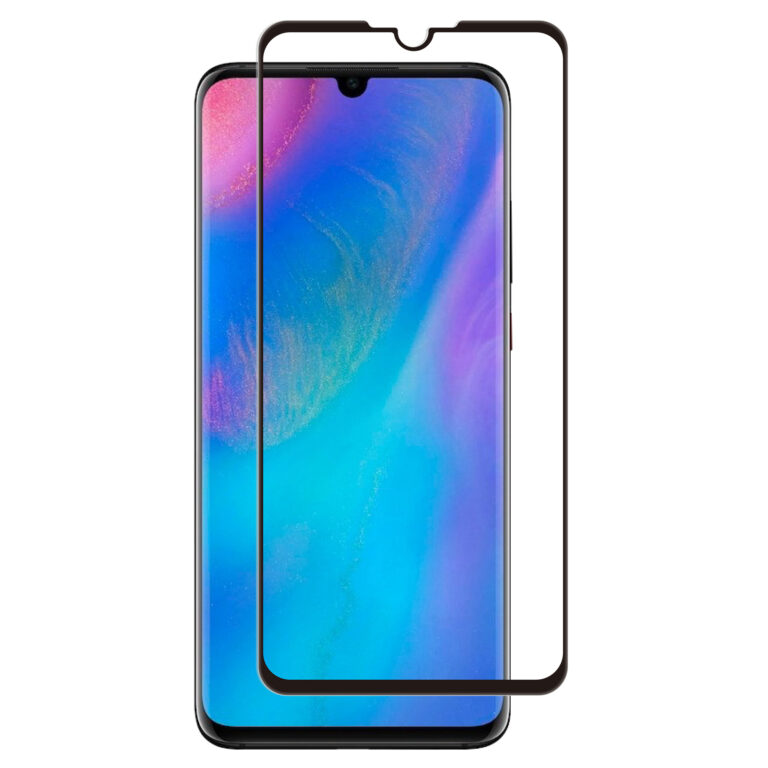 Selencia Gehard Glas Premium Screenprotector Huawei P30 - Zwart - Afbeelding 2