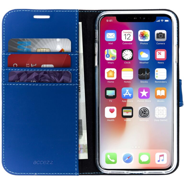 Accezz Wallet Softcase Bookcase Apple iPhone Xs Max - Afbeelding 2