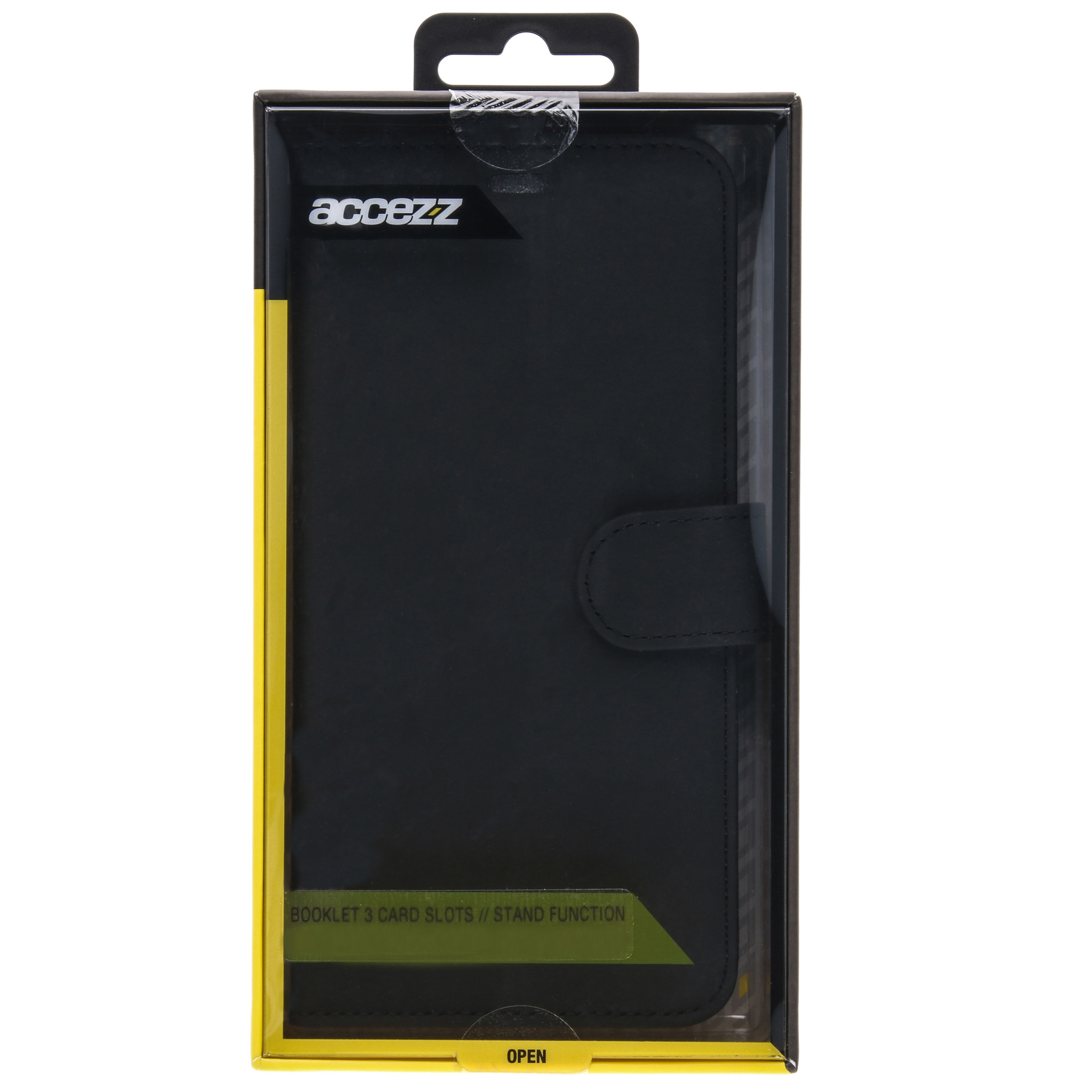 Accezz Wallet Softcase Bookcase Apple iPhone Xs Max - Zwart - Afbeelding 6