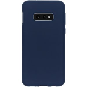 Accezz Liquid Silicone Backcover Samsung Galaxy S10e - Donkerblauw