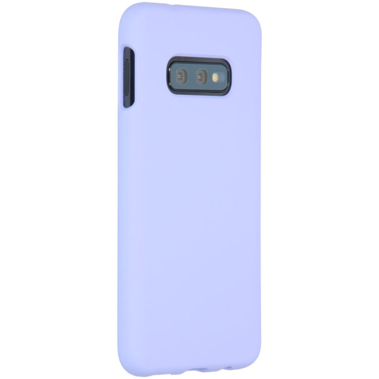 Accezz Liquid Silicone Backcover Samsung Galaxy S10e - Paars - Afbeelding 2