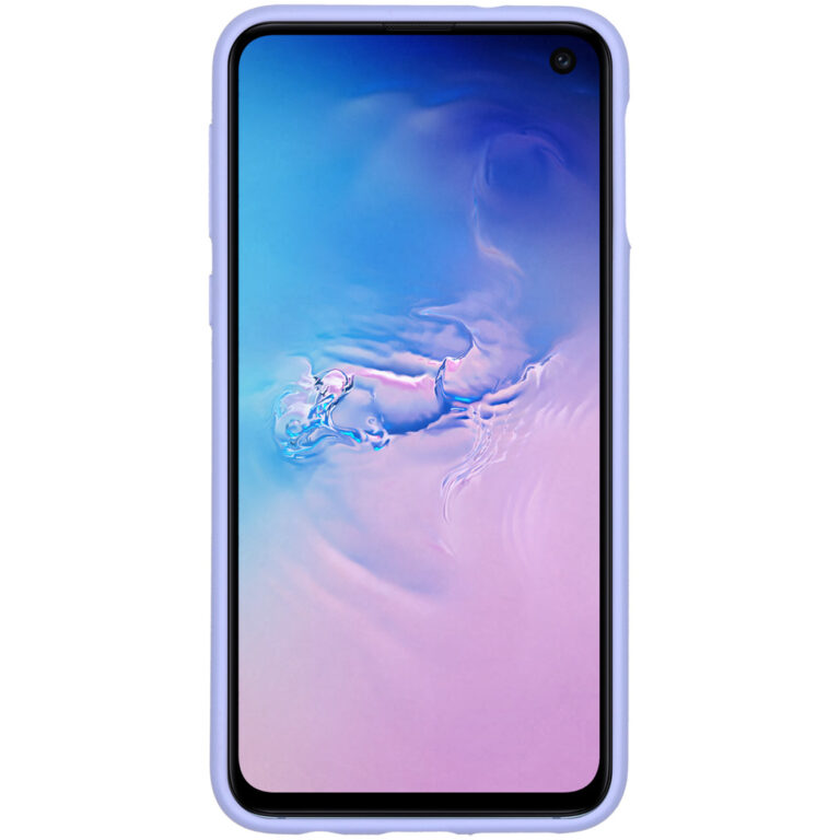 Accezz Liquid Silicone Backcover Samsung Galaxy S10e - Paars - Afbeelding 3