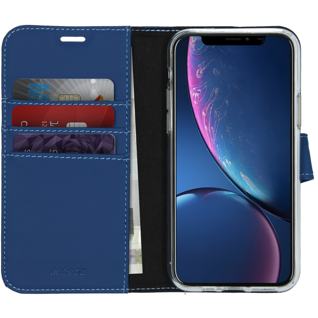 Accezz Wallet Softcase Bookcase Apple iPhone 11 Pro - Blauw - Afbeelding 3