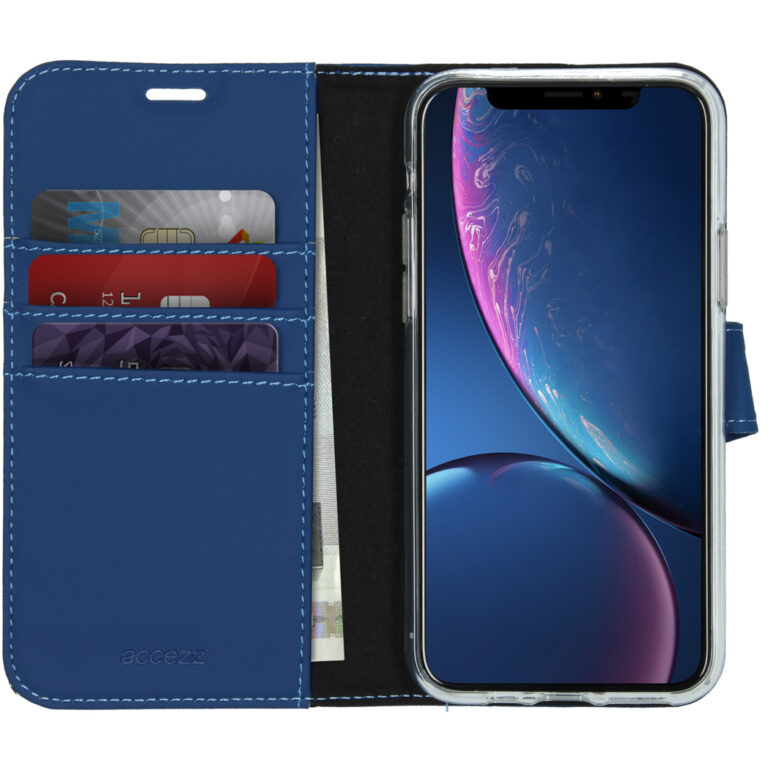 Accezz Wallet Softcase Bookcase Apple iPhone 11 Pro - Blauw - Afbeelding 3