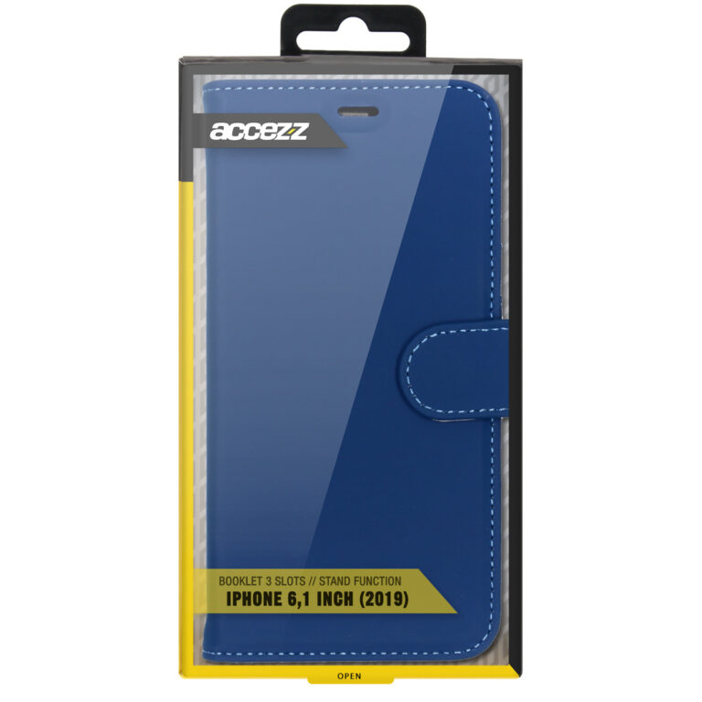 Accezz Wallet Softcase Bookcase Apple iPhone 11 Pro Max - Blauw - Afbeelding 4