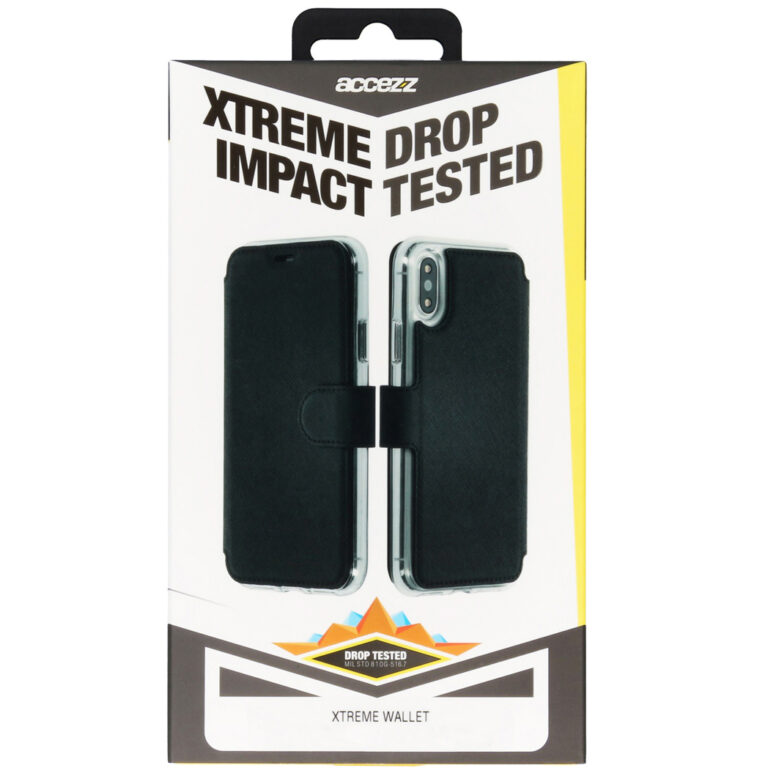 Accezz Xtreme Wallet Bookcase Apple iPhone 11 Pro Max - Zwart - Afbeelding 4