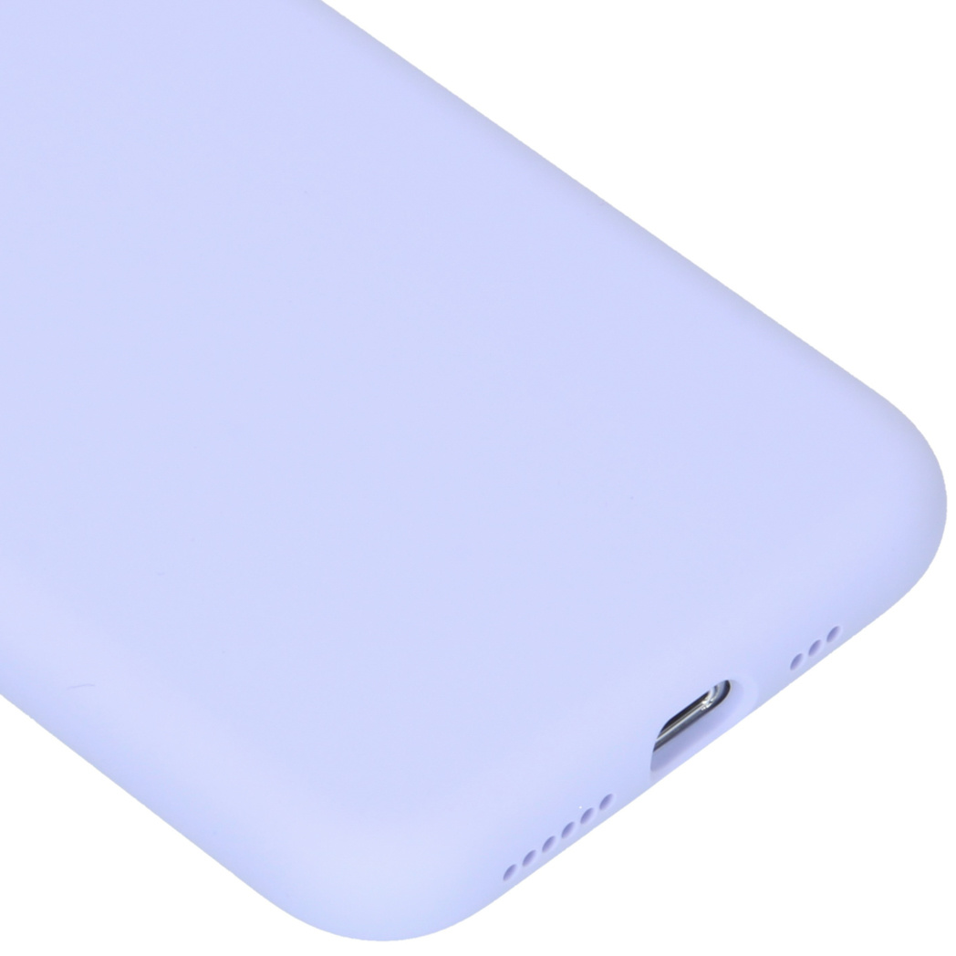 Accezz Liquid Silicone Backcover Apple iPhone 11 Pro - Paars - Afbeelding 3