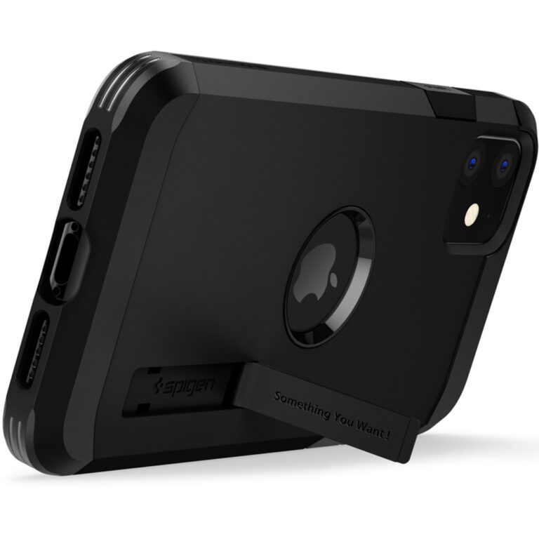 Spigen Tough Armor Backcover Apple iPhone 11 - Zwart - Afbeelding 4