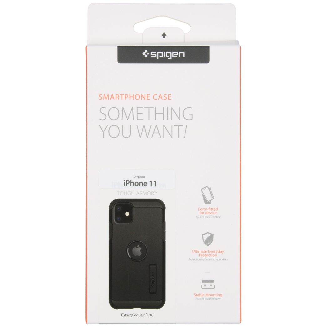 Spigen Tough Armor Backcover Apple iPhone 11 - Zwart - Afbeelding 8