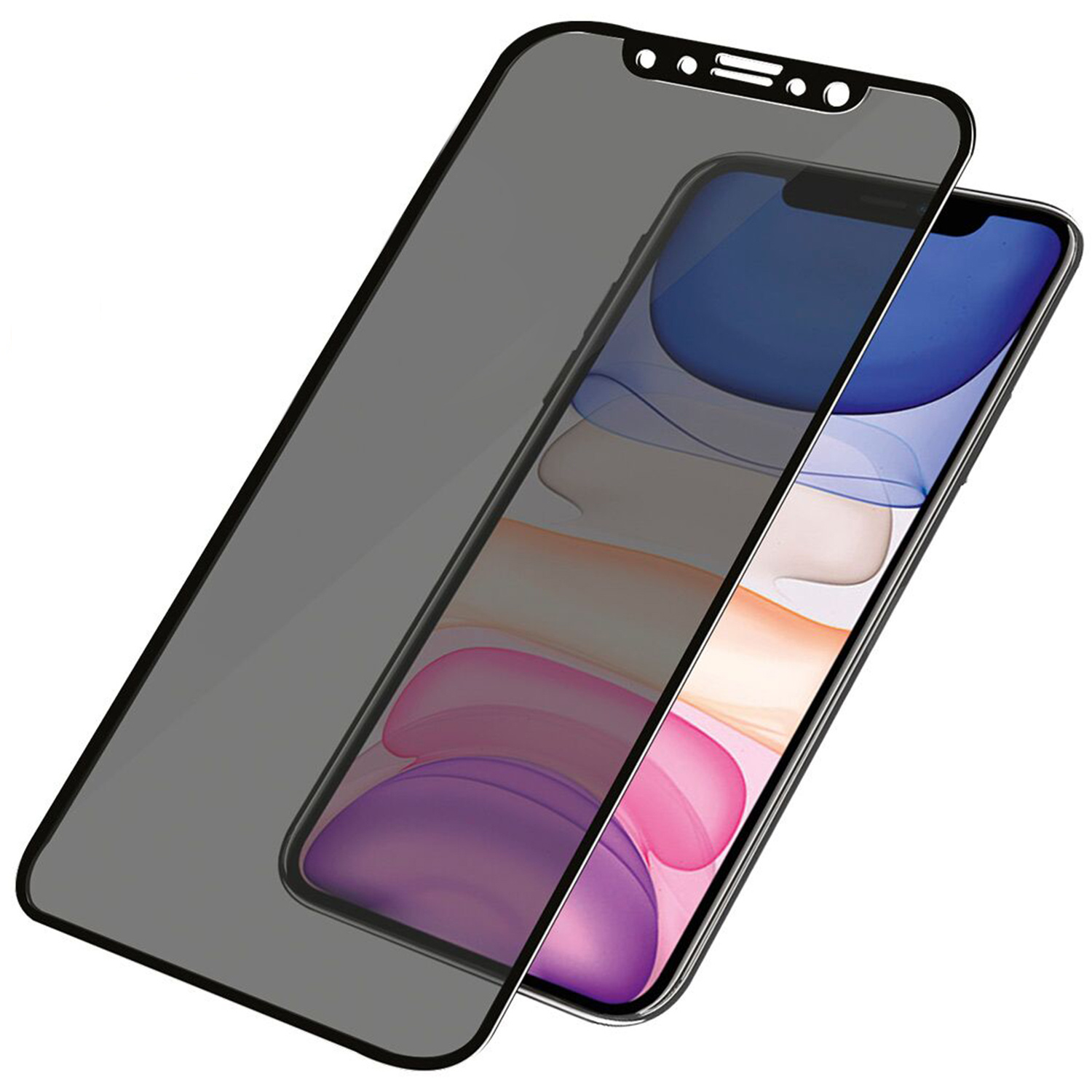 PanzerGlass Case Friendly Privacy Anti-Bacterial Screenprotector Apple iPhone 11 / Apple iPhone Xr - Afbeelding 3