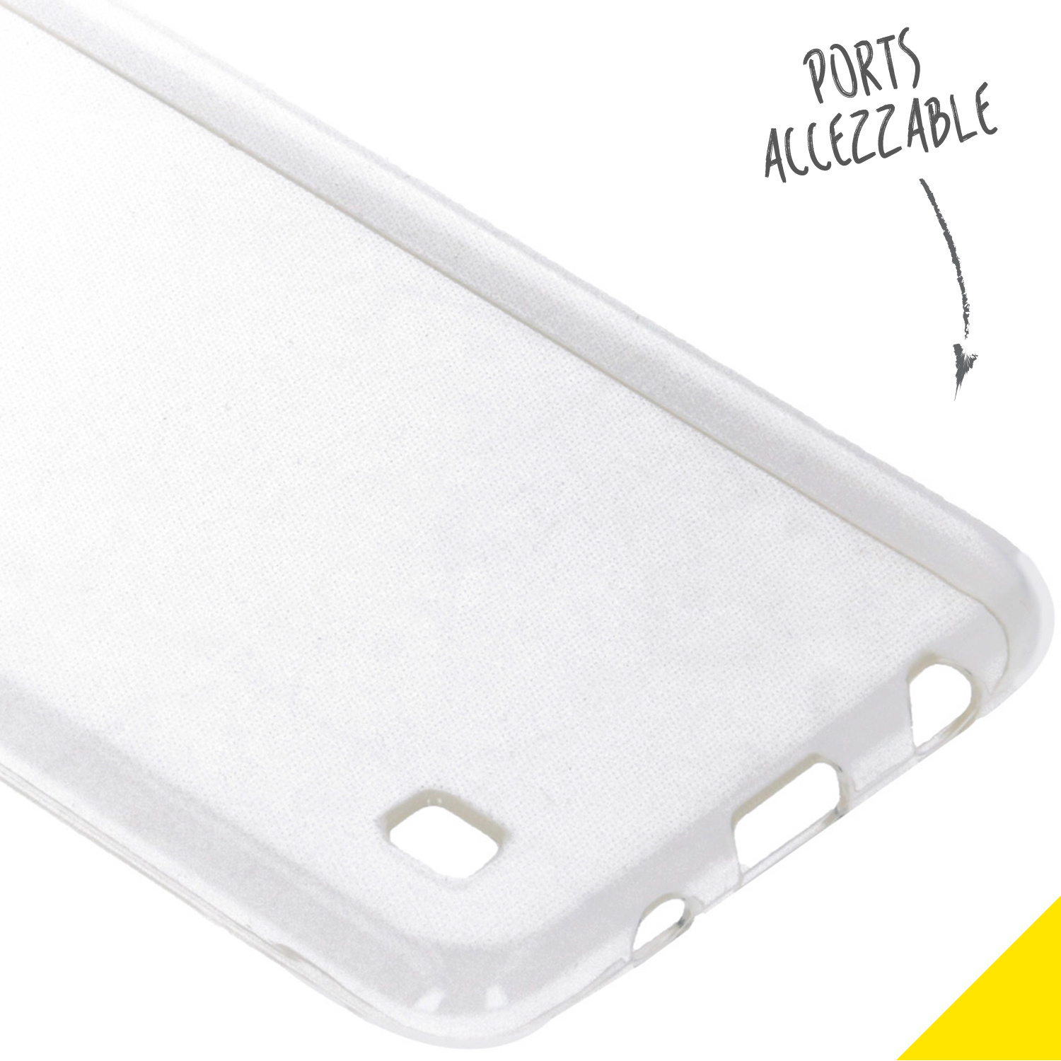 Accezz Clear Backcover Samsung Galaxy A10 - Transparant - Afbeelding 3