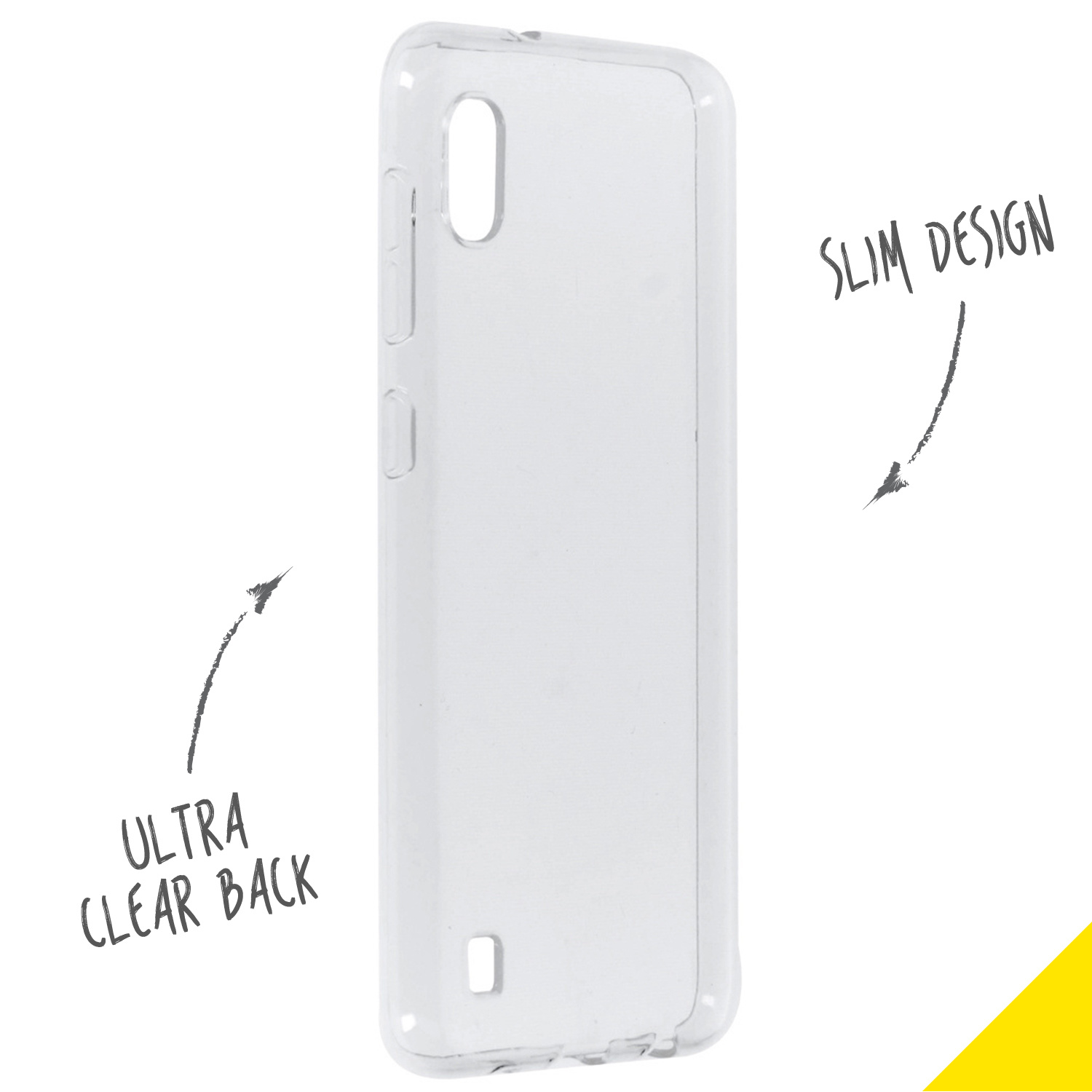 Accezz Clear Backcover Samsung Galaxy A10 - Transparant - Afbeelding 2