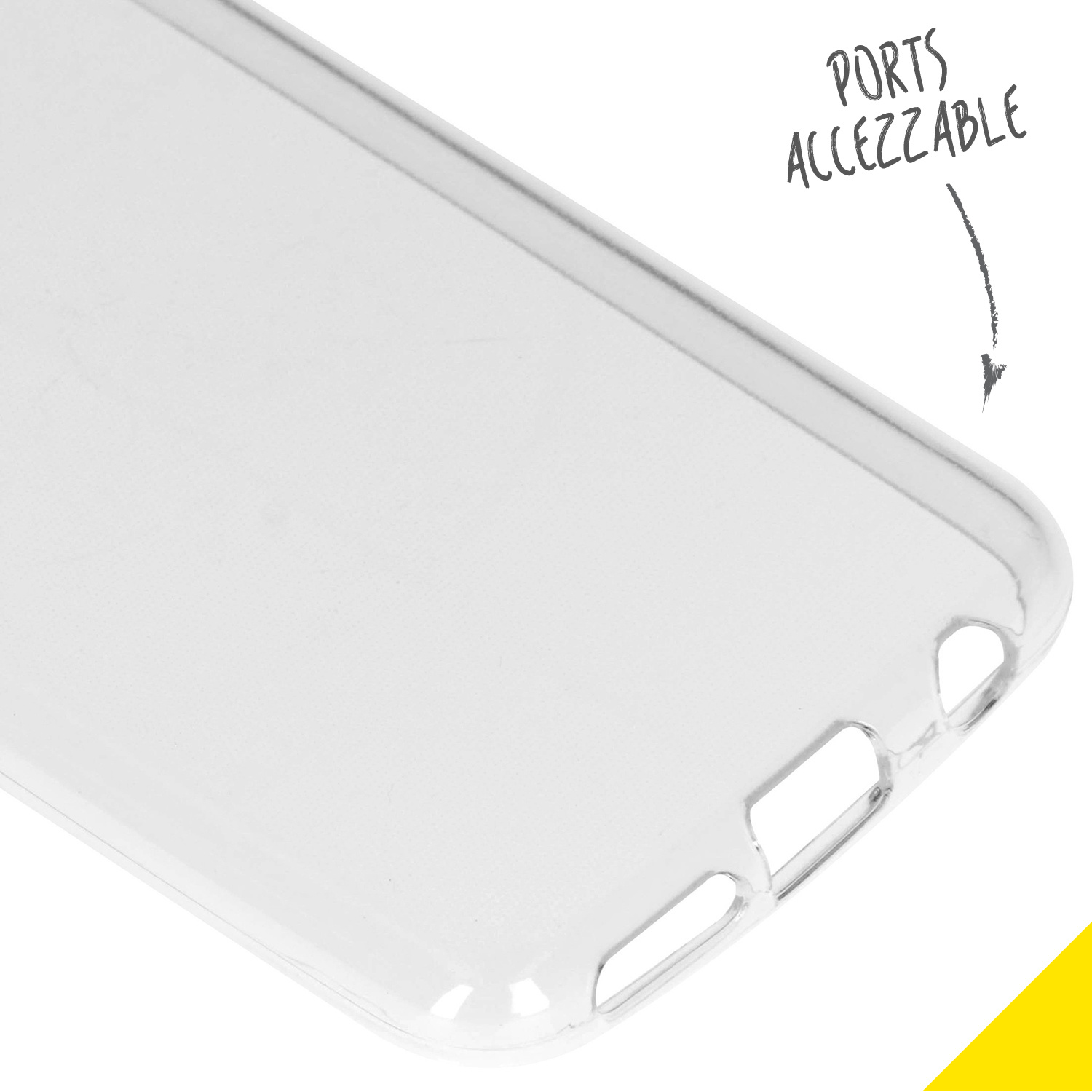 Accezz Clear Backcover Samsung Galaxy A20e - Transparant - Afbeelding 3