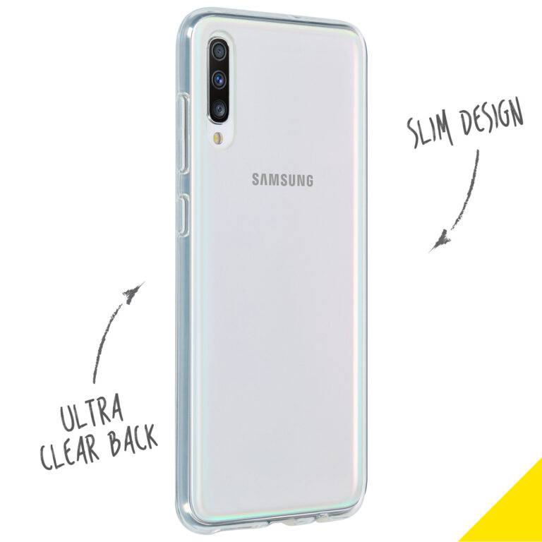 Accezz Clear Backcover Samsung Galaxy A70 - Transparant - Afbeelding 2