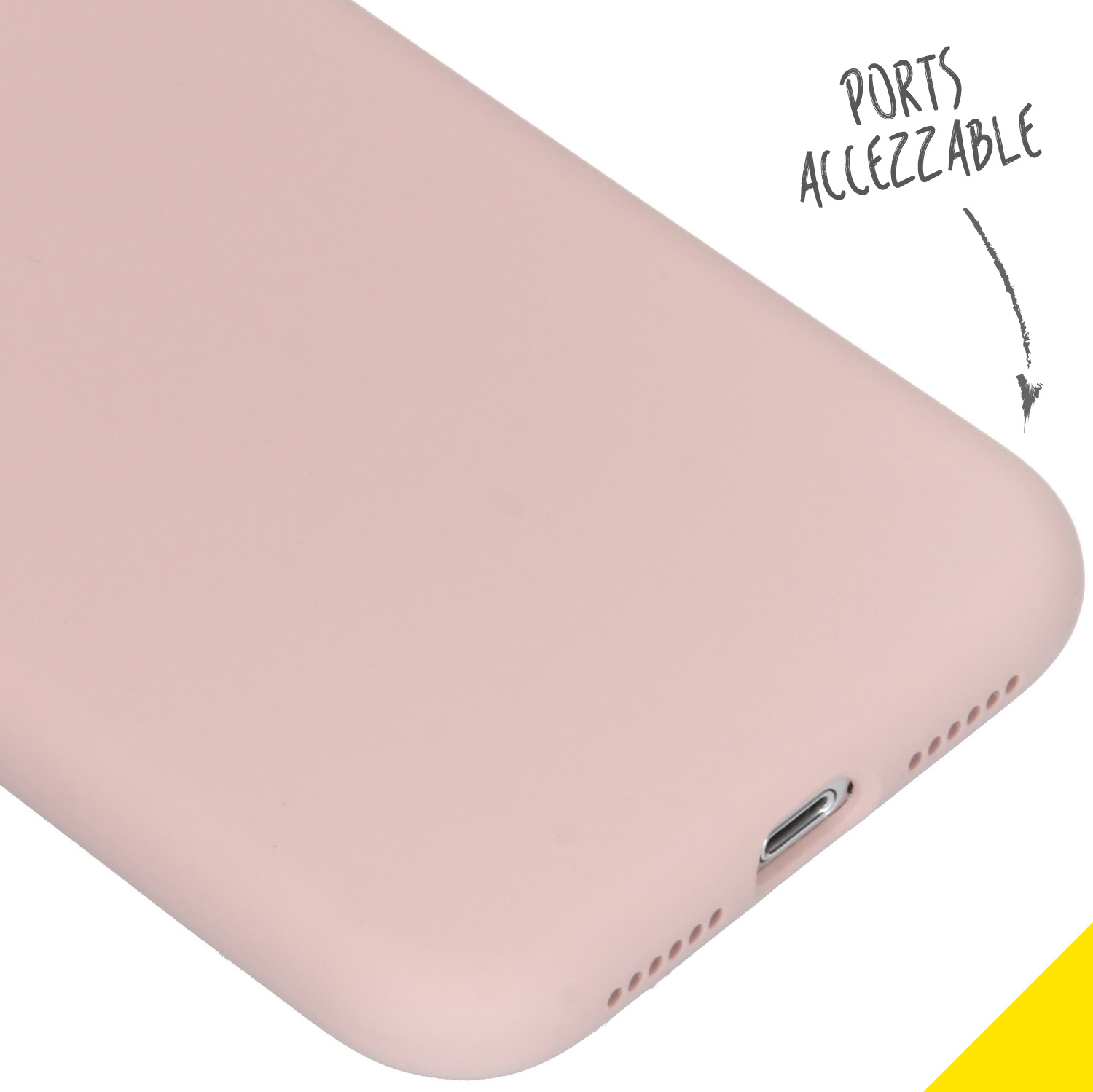 Accezz Liquid Silicone Backcover Apple iPhone Xr - Roze - Afbeelding 3
