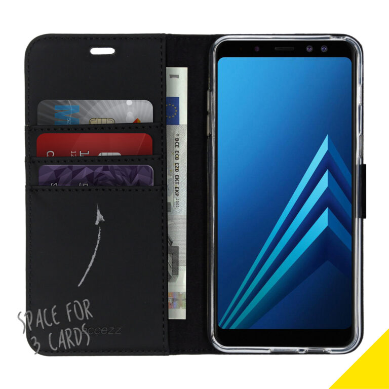 Accezz Wallet Softcase Bookcase Samsung Galaxy A8 (2018) - Afbeelding 3
