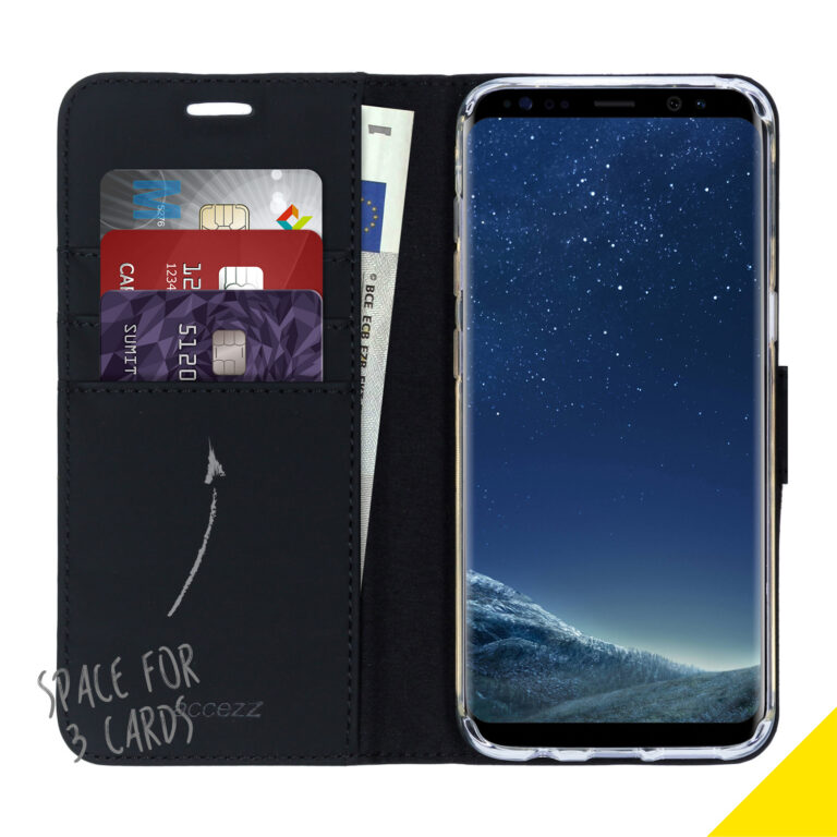 Accezz Wallet Softcase Bookcase Samsung Galaxy S8 - Afbeelding 3