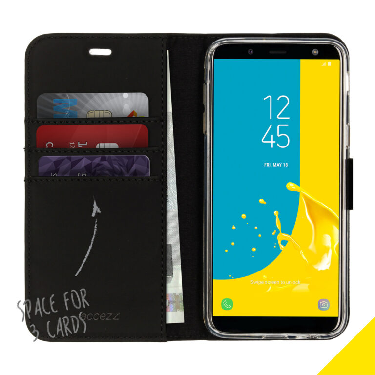 Accezz Wallet Softcase Bookcase Samsung Galaxy J6 - Afbeelding 3