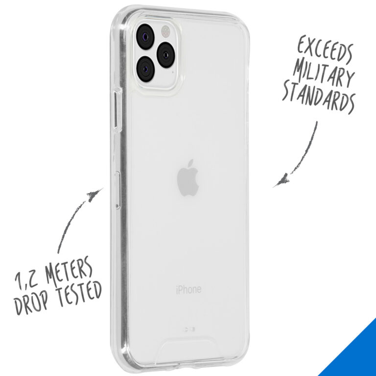 Accezz Xtreme Impact Backcover Apple iPhone 11 Pro Max - Transparant - Afbeelding 2